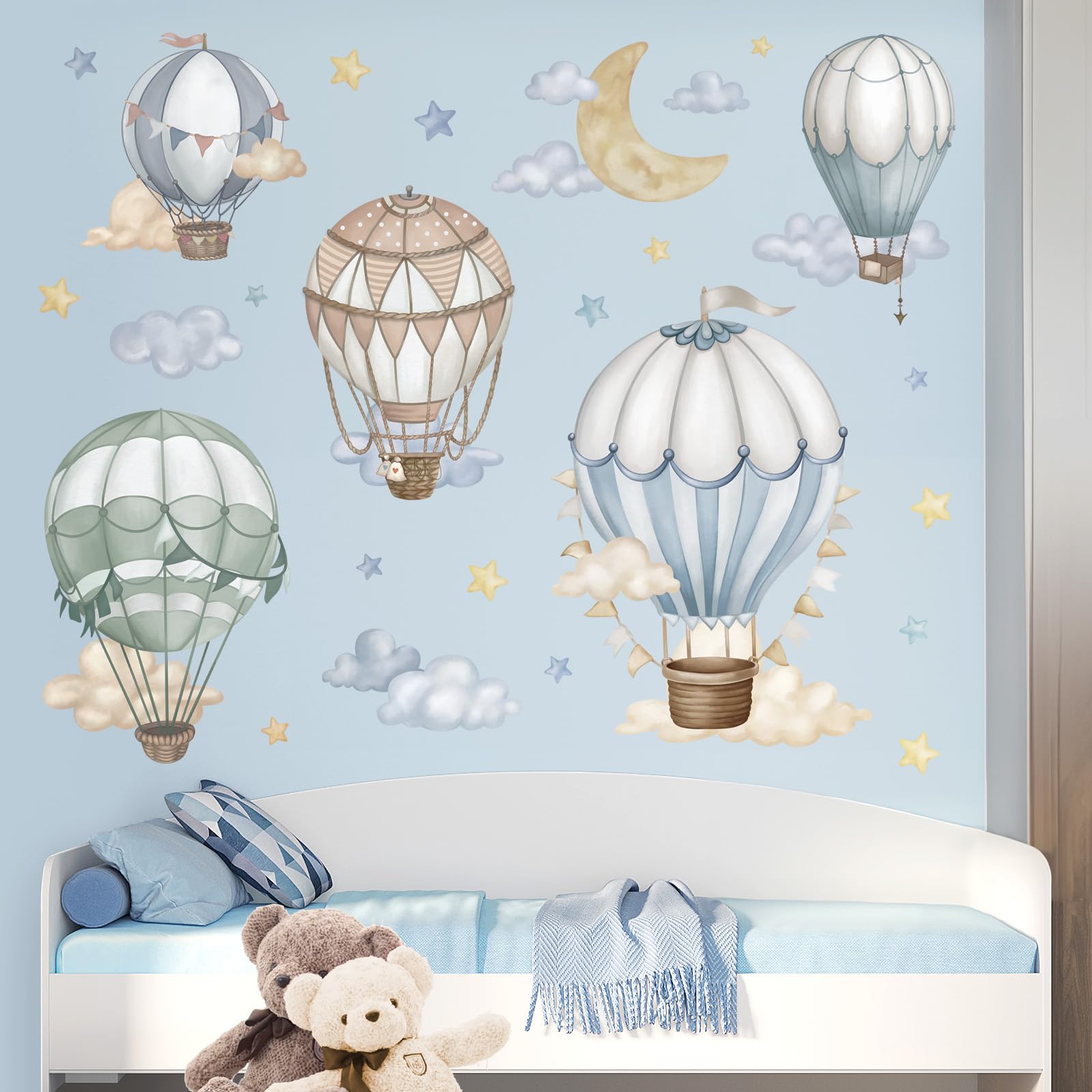 Wondever baby nursery wall decals easy to apply and remove without residue