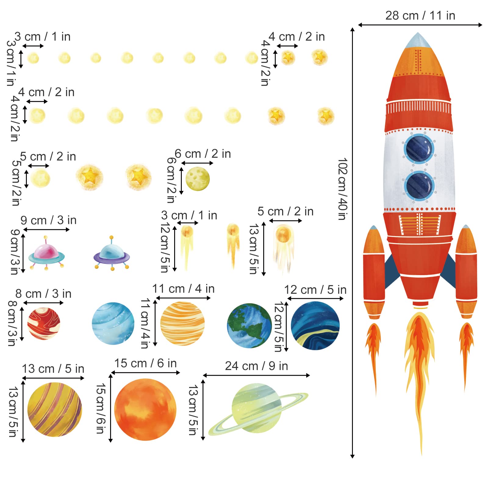 Wondever easy-peel wall decals remove cleanly without residue.