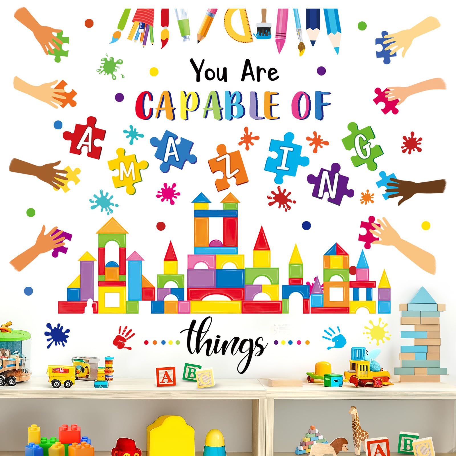 Wondever inspirational quotes wall decal inspires focus in learning areas