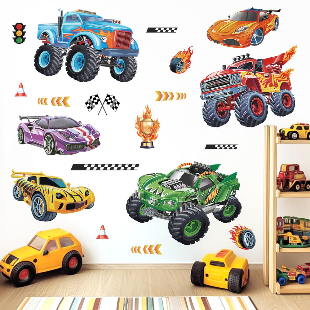 Wondever kids bedroom playroom wall art adds vibrant, mess-free decoration