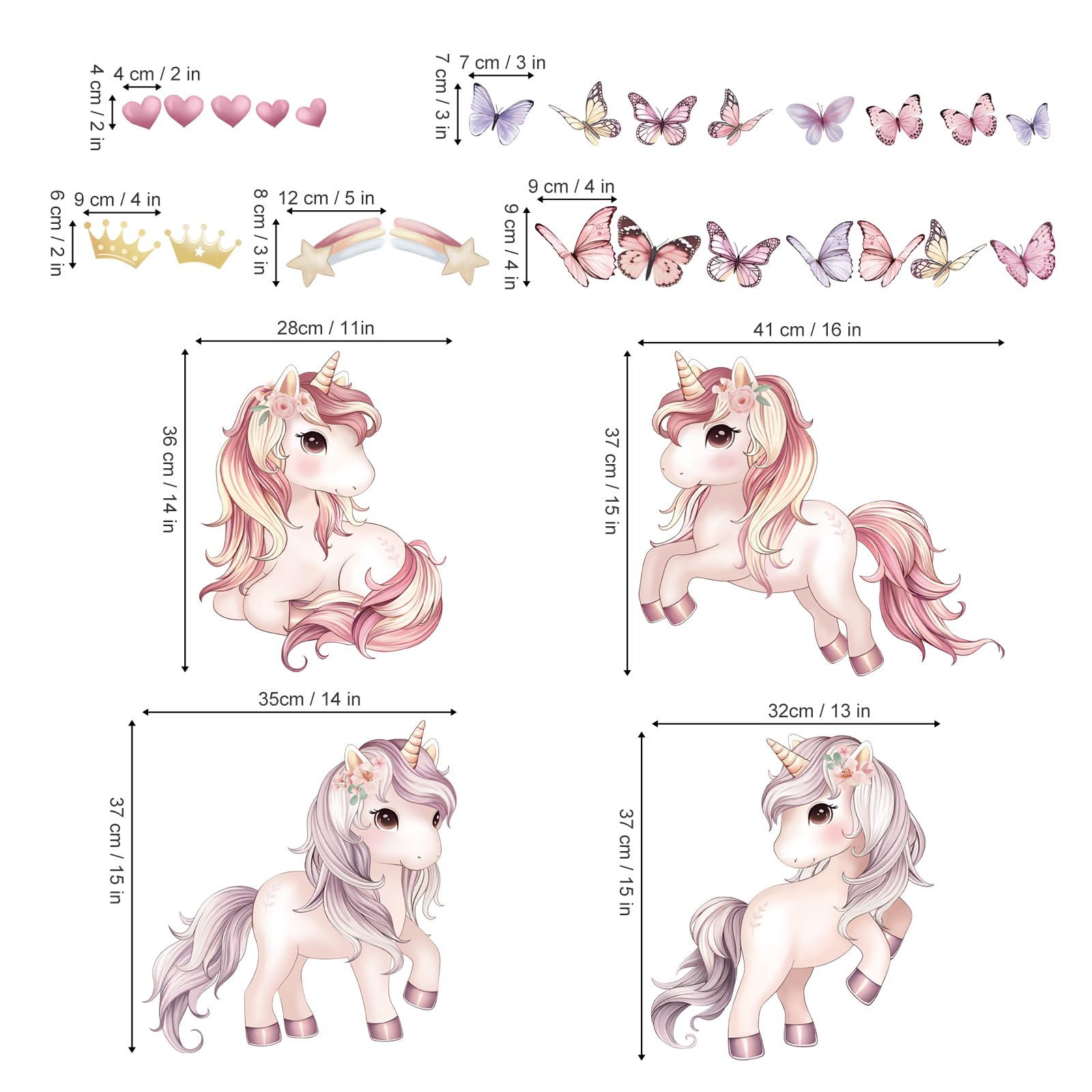 Wondever kids room decor animals set creates a playful space for kids.