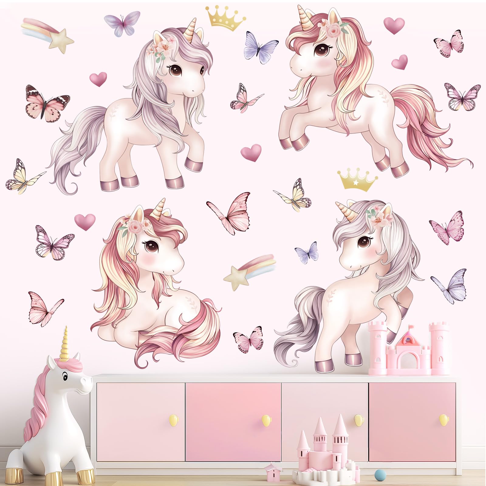 Wondever peel-and-stick wall decals offer durable, waterproof decor with easy removal.