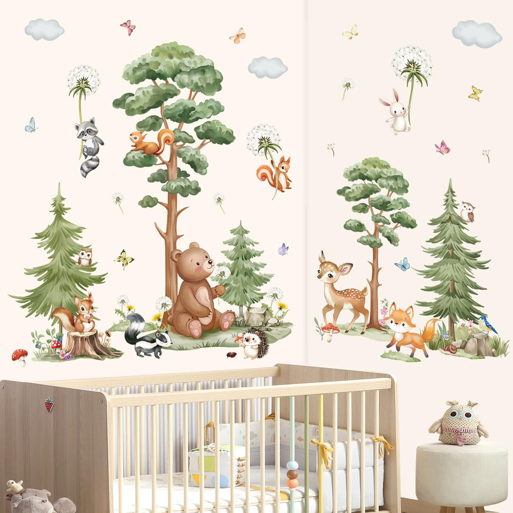 Wondever peel-and-stick decals easy to apply in nursery