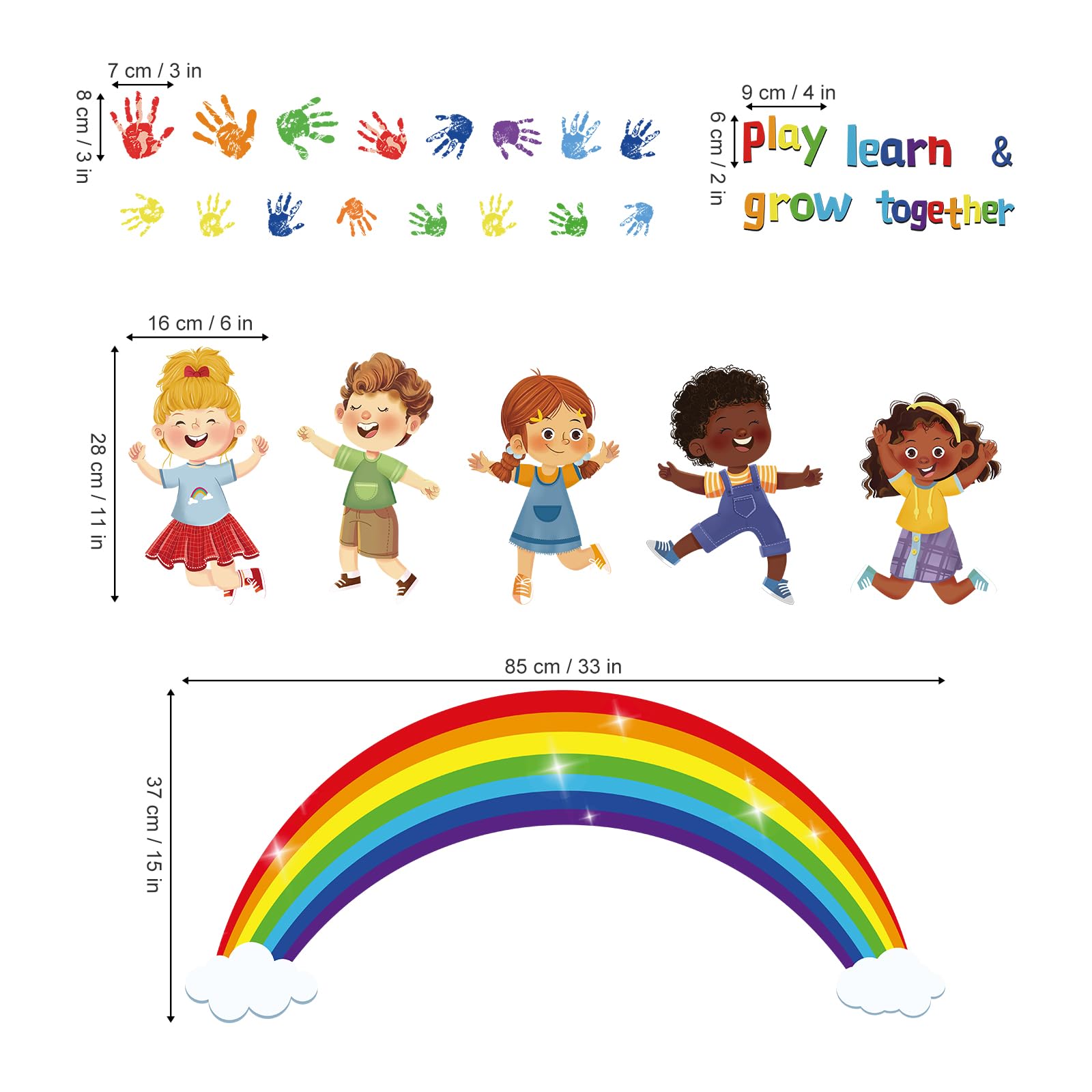Wondever Peel and Stick Wall Decals show fast, easy setup on walls