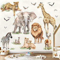 wondever safari giraffe wall sticker brightens nurseries with playful character.