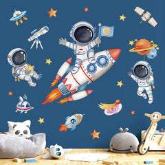 Wondever Space Planets wall decal shows planets and stars for nursery curiosity