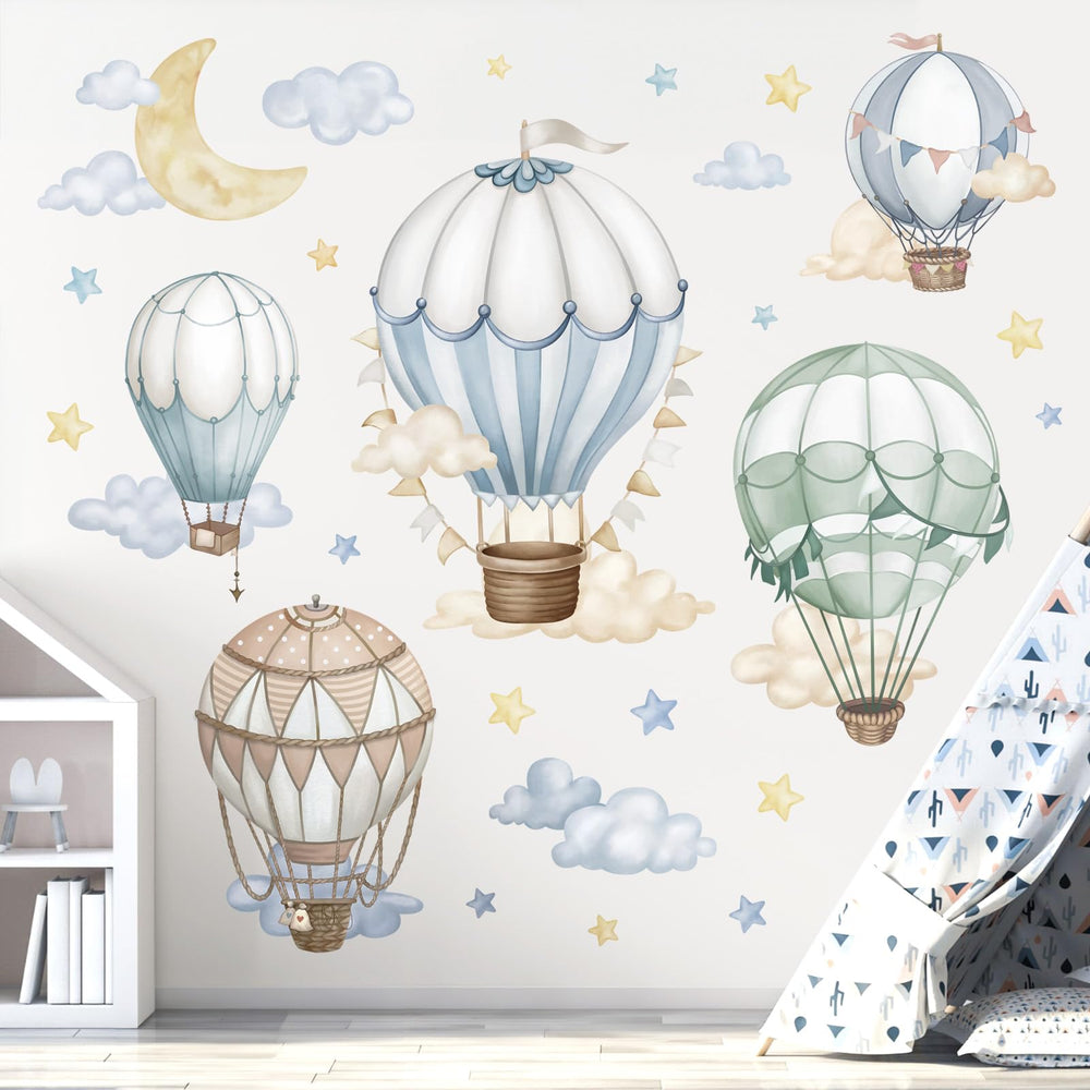 Wondever star moon cloud balloons brighten kids' rooms with playful, safe decor