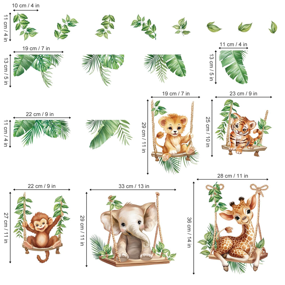 Wondever Tropical Leaves Detail enhances lush jungle texture on walls