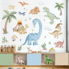 Wondever tropical plants wall decal create lush background for playroom or bedroom.