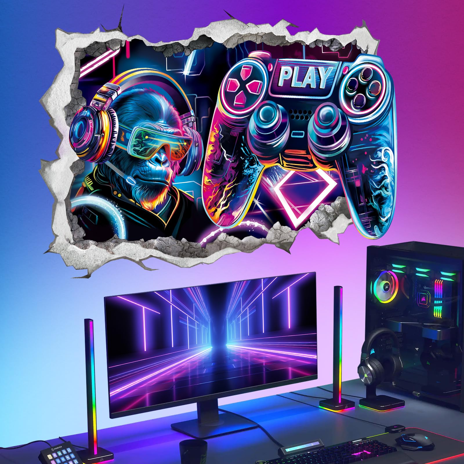 Wondever wall decals easy to apply on smooth surfaces for quick, mess-free room transformation.