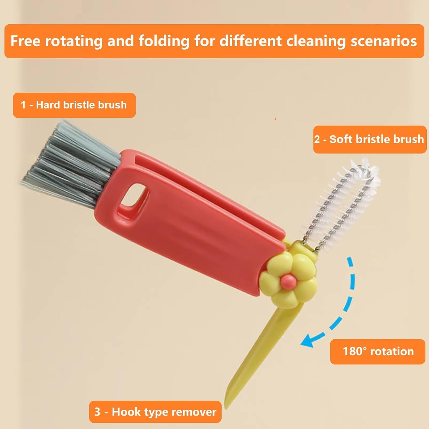 Wonsboful cup-lid cleaner cleans rims and corners quickly.