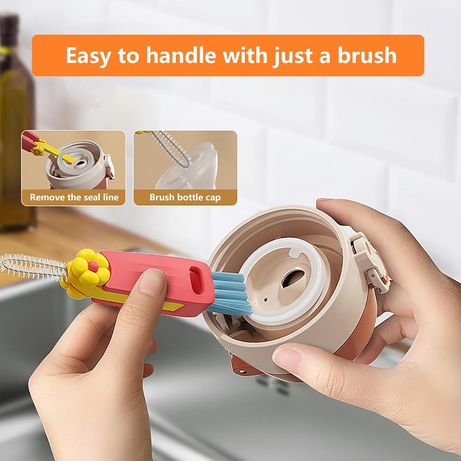 Wonsboful straw-cleaner targets narrow gaps for hygienic sipping.