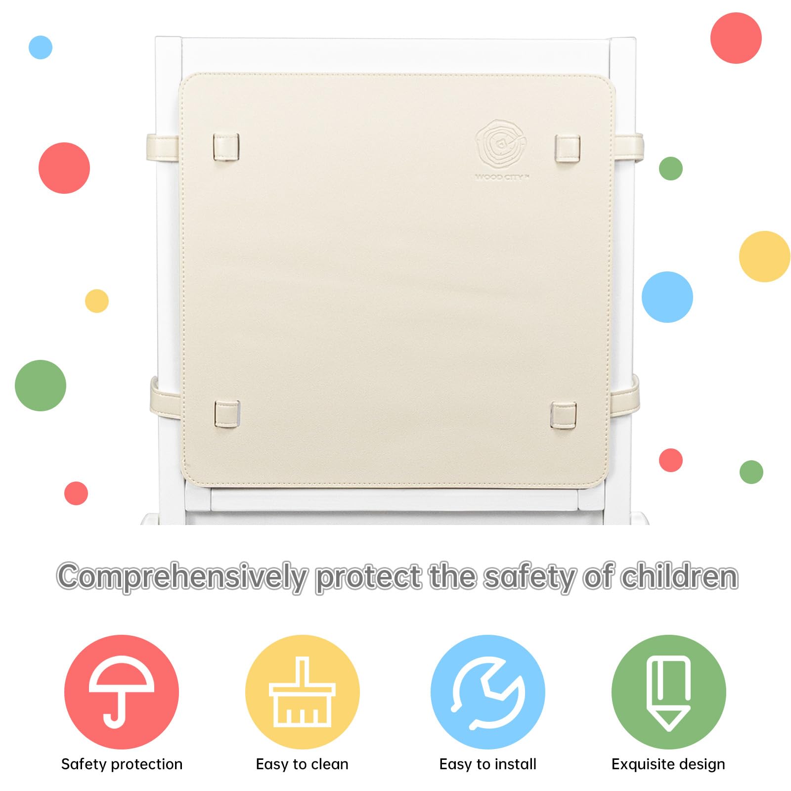 WOOD CITY durable wooden build emphasizes long-lasting use in daily routines.