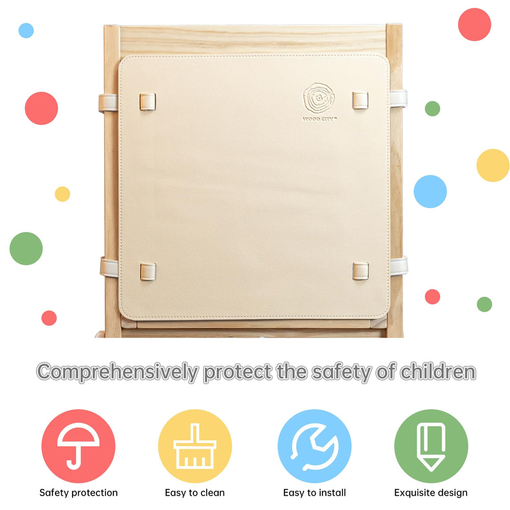 WOOD CITY non-slip-mat detail highlights safety and stability.