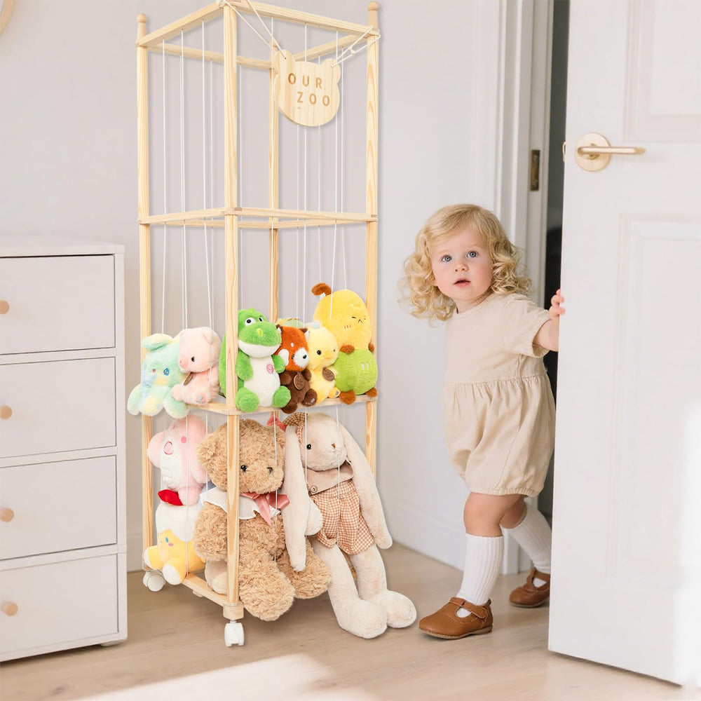 Wood City nursery-playroom-organization suggests tidier spaces with less clutter.