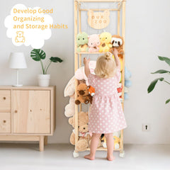 Wood City safe-cage-holder-edges highlights durable pine with smooth edges.