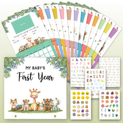 Woodamore Baby Calendar cover highlights a durable keepsake for documenting your newborn memories.