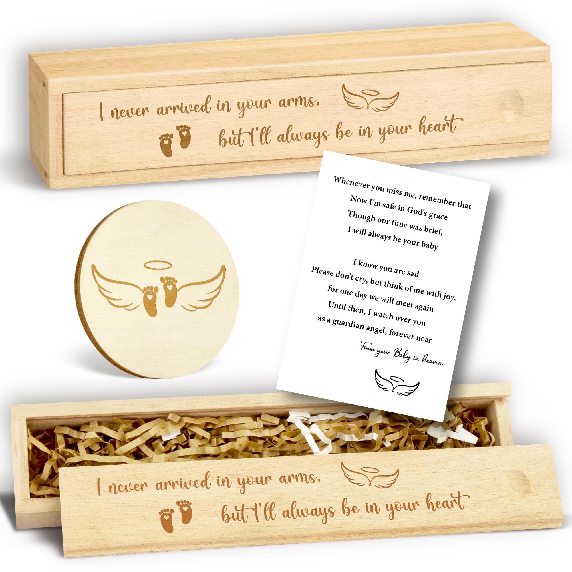 Woodamore miscarriage box cover for lasting remembrance and gentle solace