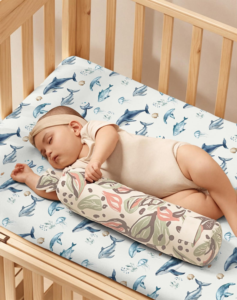 Woodiville Aquatic Adventures prints coordinate with nursery themes for girls and boys.