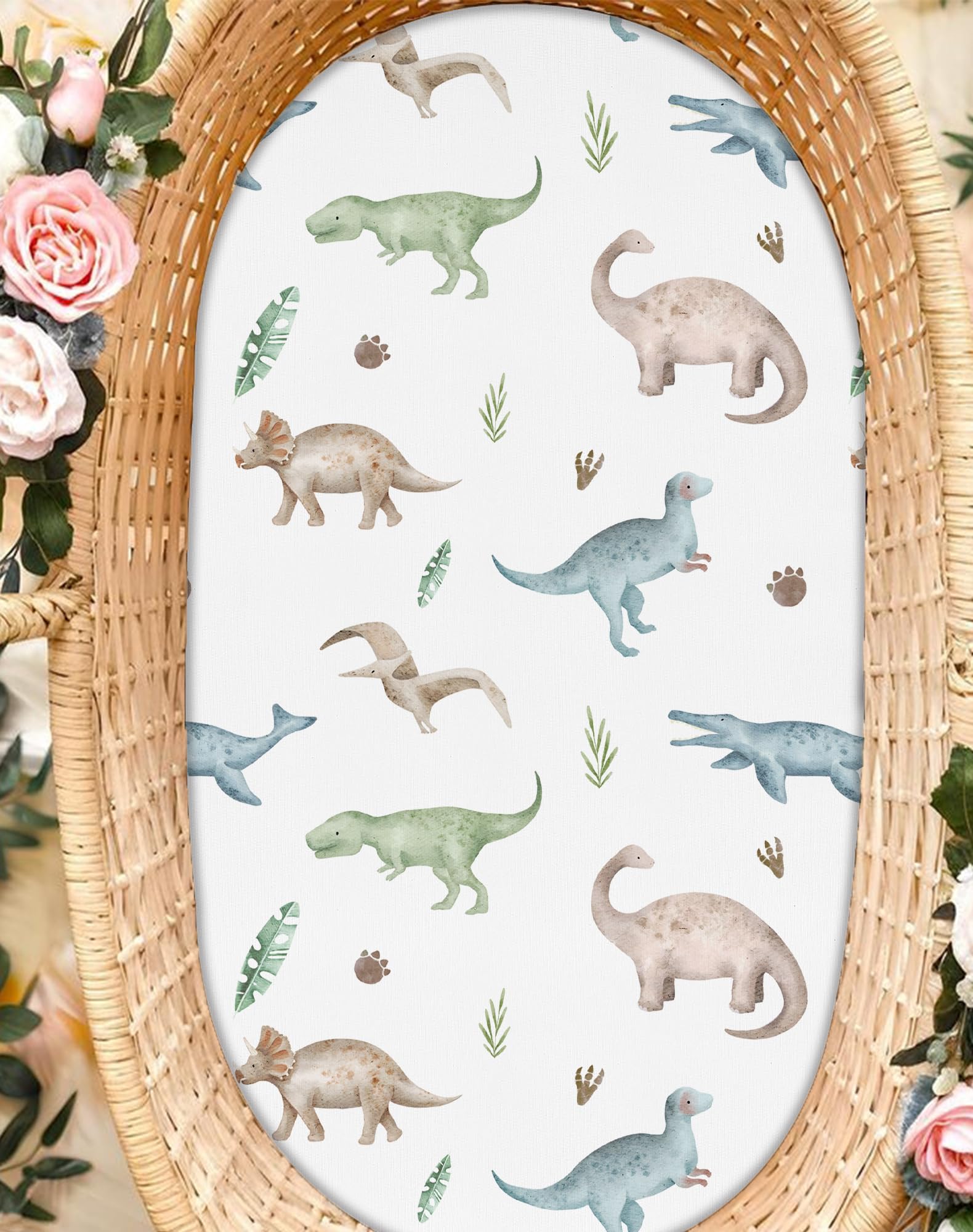 Woodiville bassinet sheet ultra-soft skin-friendly fabric gentle on skin