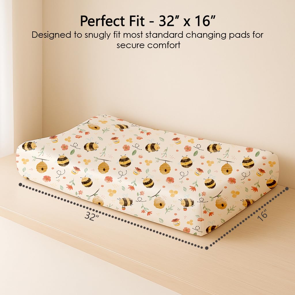 Woodiville changing pad cover 2-pack keeps one ready for busy diaper days.