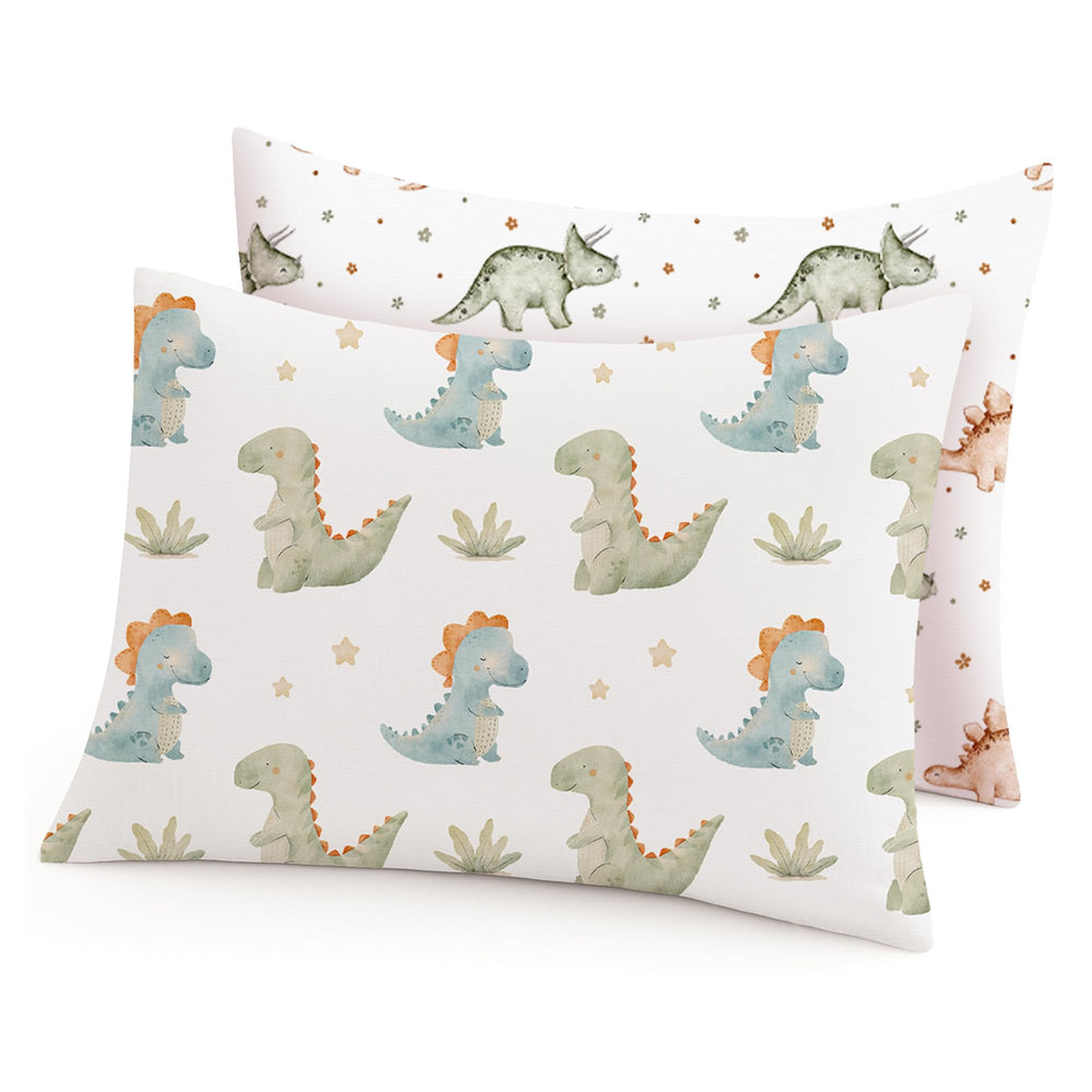 Woodiville toddler pillowcase 2-pack packaging for easy rotation and fresh linens.