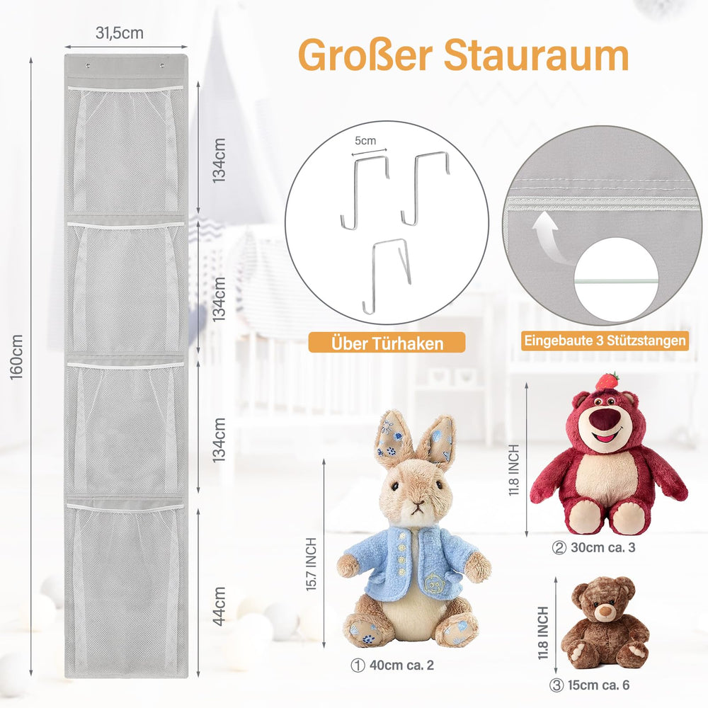 Woodoulogy breathable mesh toy bags keep items visible and dry