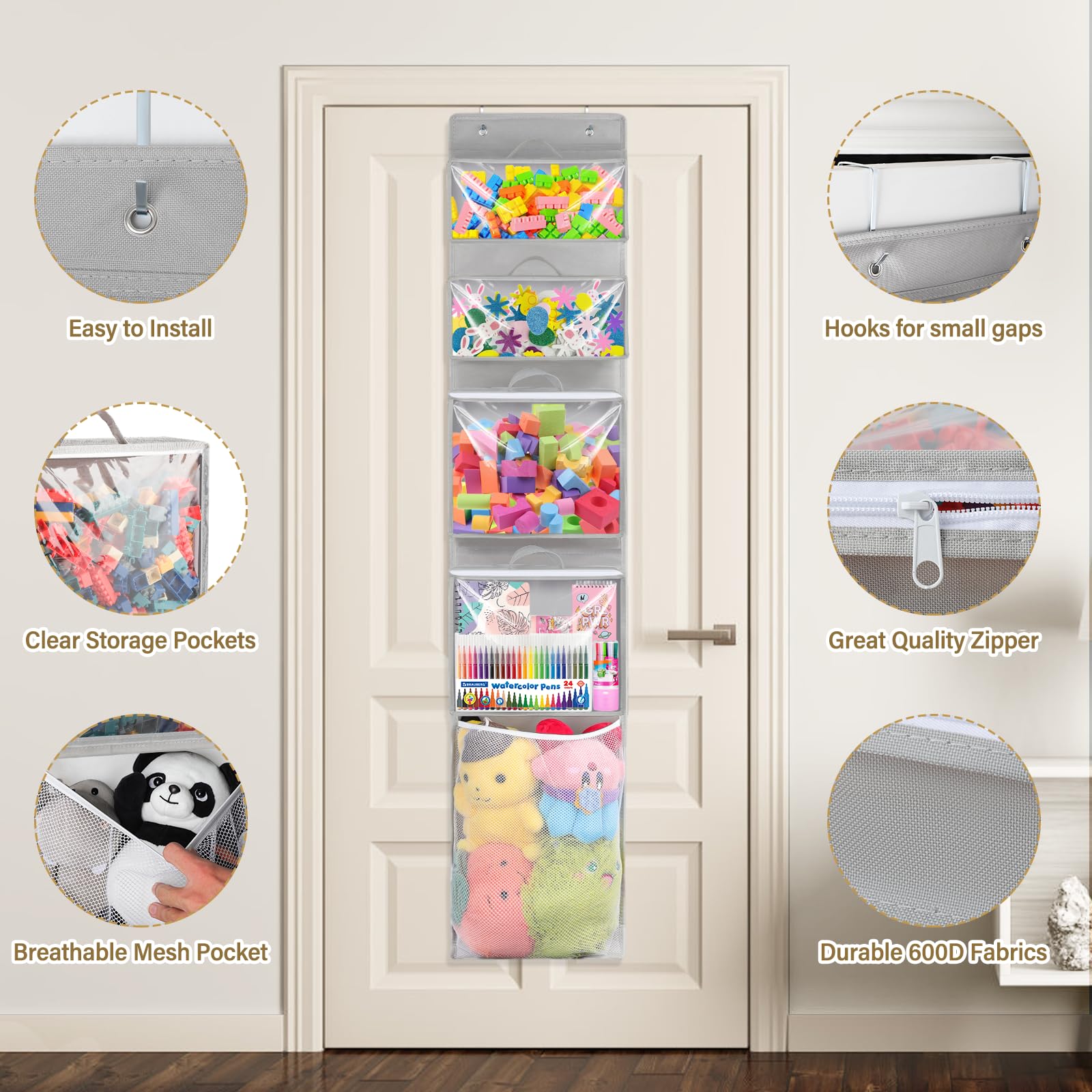 Woodoulogy durable 600D fabric supports daily use and long-lasting organization.