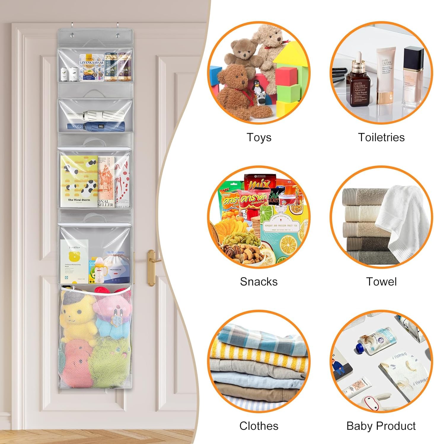 Woodoulogy back-pocket storage holds flat items like drawings and manuals