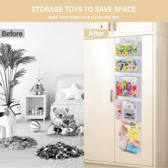 Woodoulogy kids playroom scene highlighting space-saving organization