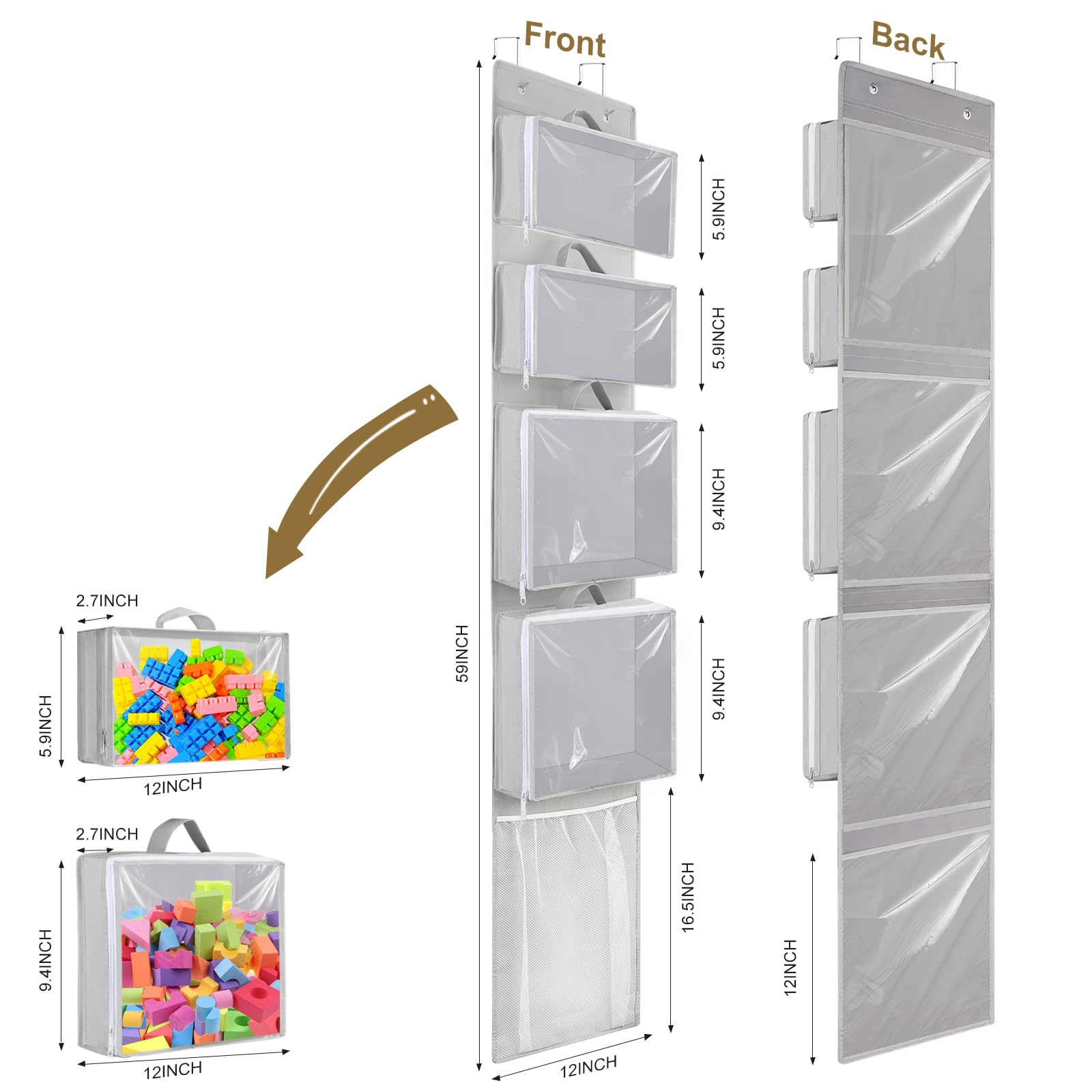 Woodoulogy removable case bag enables portable organization during play