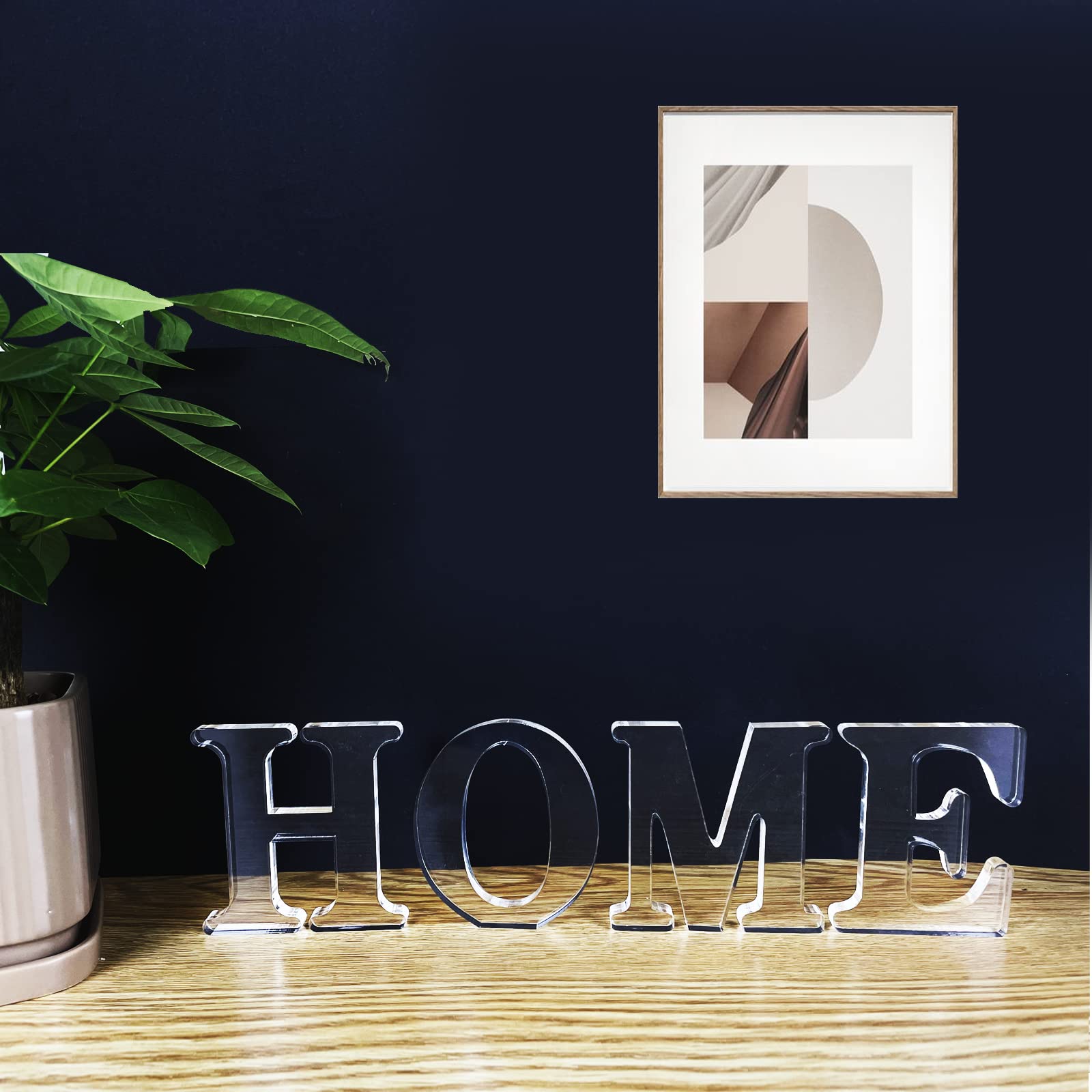 Woodounai paint-ready acrylic letters ideal for DIY crafts