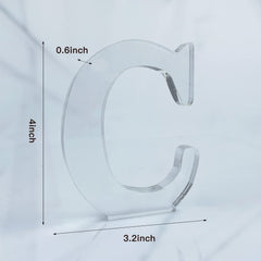 Woodounai paintable acrylic letters surface closeup for easy customization