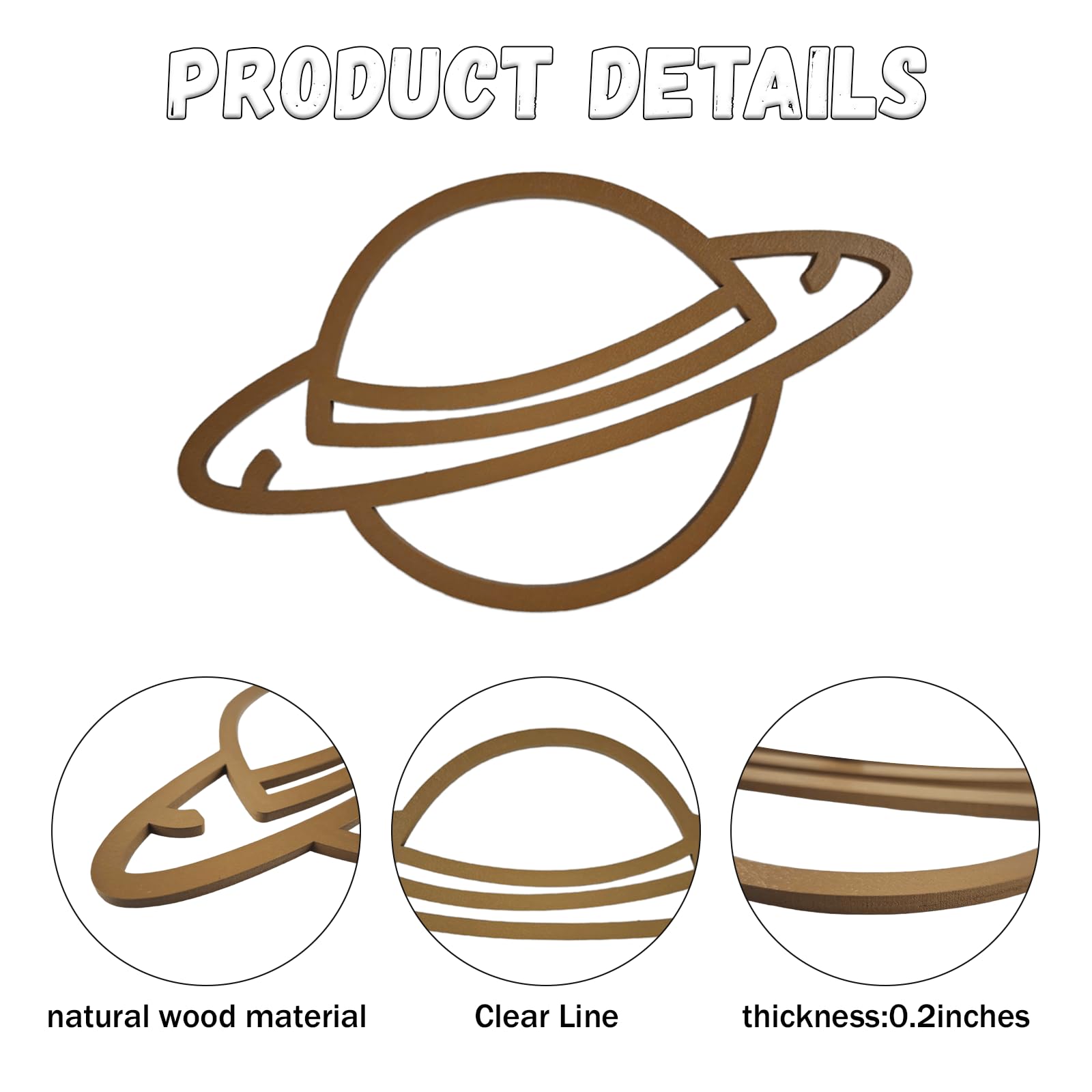 Woodounai Space Quartet UFO wall decor invites curious exploration and space-themed storytelling