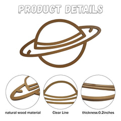 Woodounai Space Quartet UFO wall decor invites curious exploration and space-themed storytelling