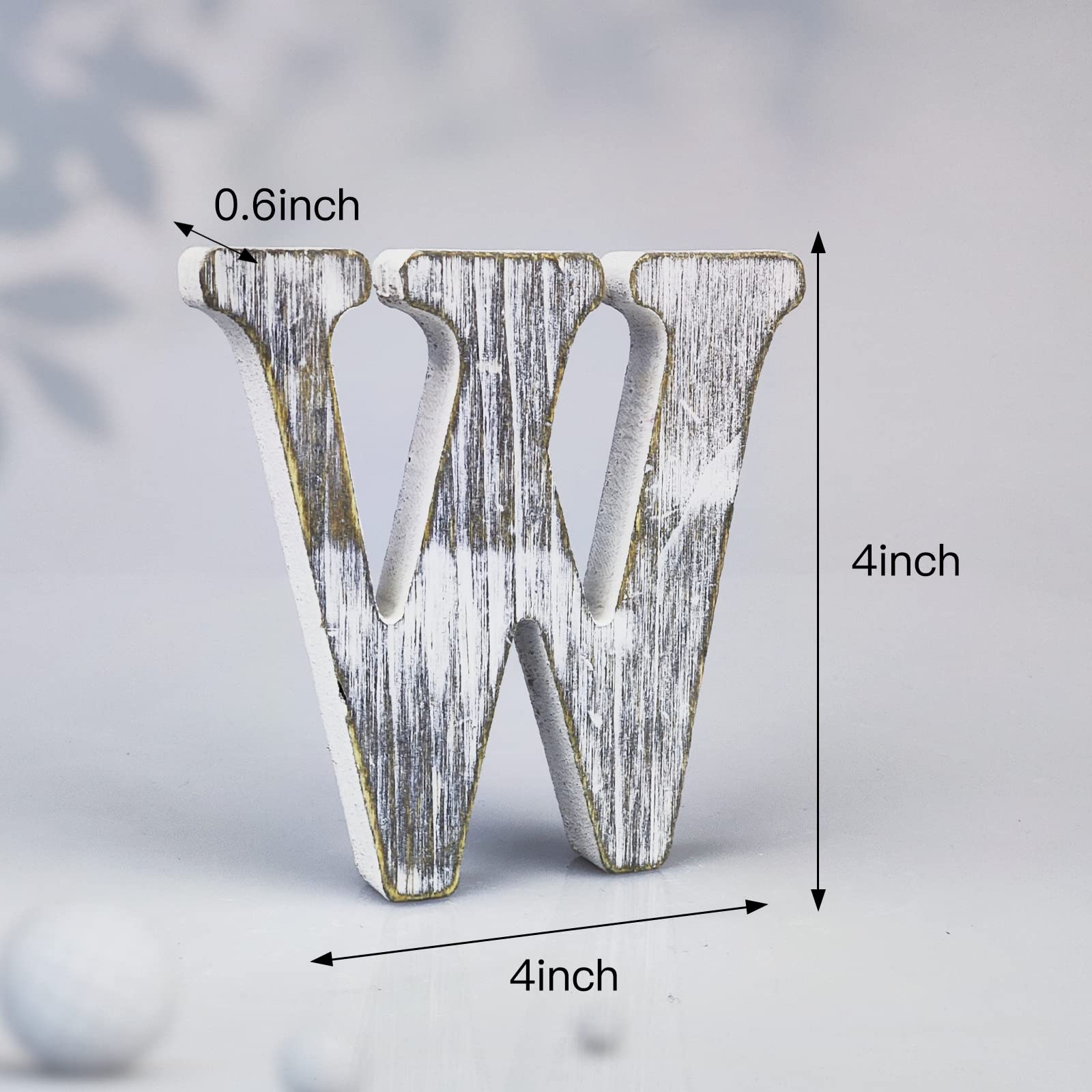 Woodounai unfinished wood letter ready for DIY customization and painting