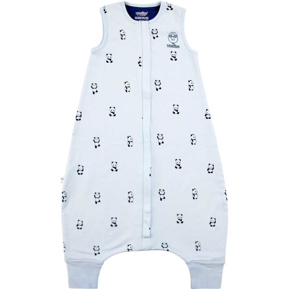 Woolino 4-Season Panda front view: merino wool lining for all-season comfort