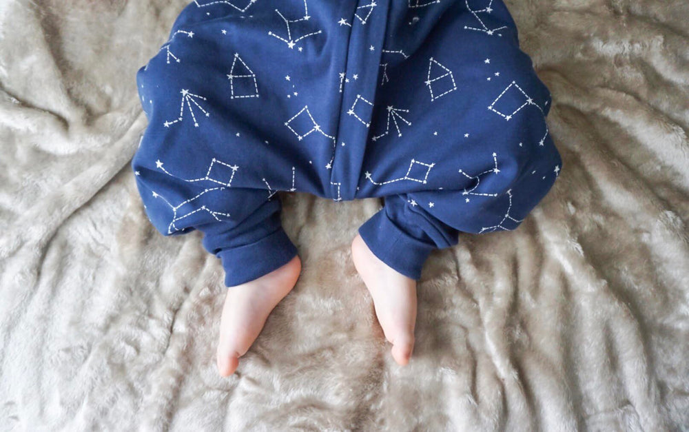 Woolino Night Sky 3-4T size overview suitable for toddlers.
