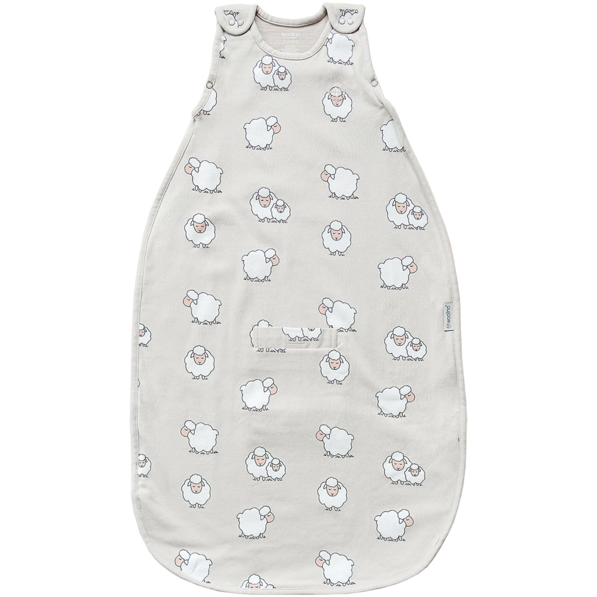 Woolino 4-Season Sleep Sack with merino wool lining provides year-round comfort.