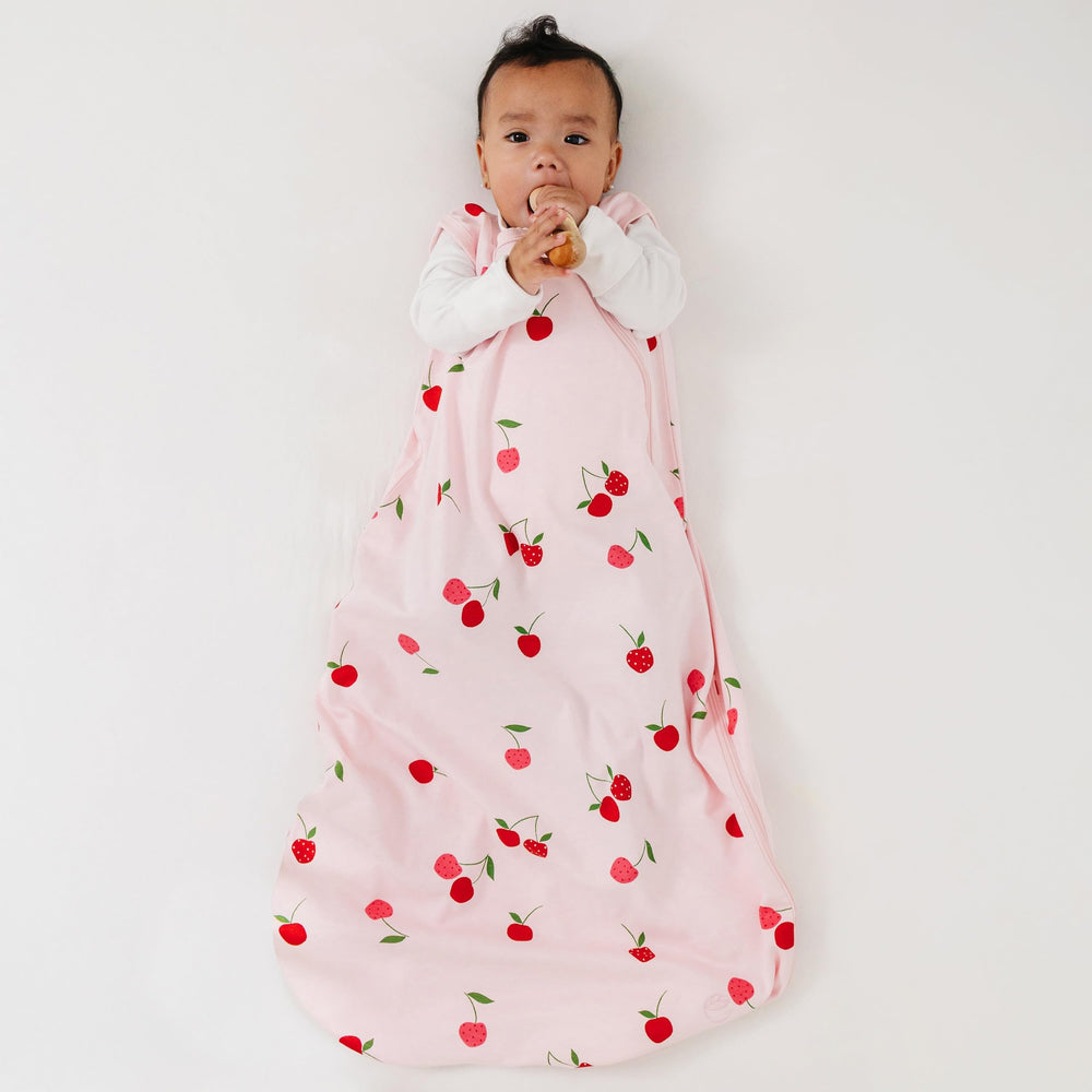 Woolino Ecolino sleep sack back view highlights soft fabric and gentle warmth for sensitive skin.