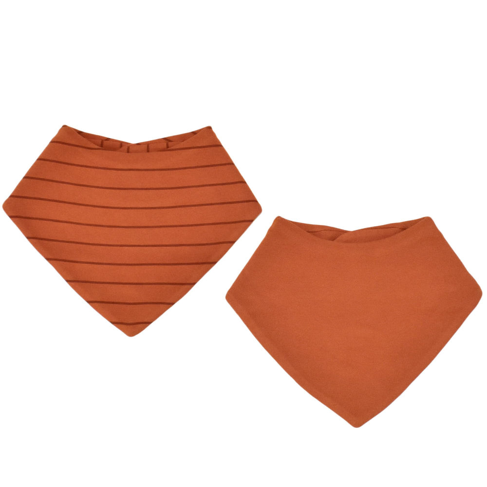 Woolino Merino baby bibs pack-2 front view for daily drool protection.