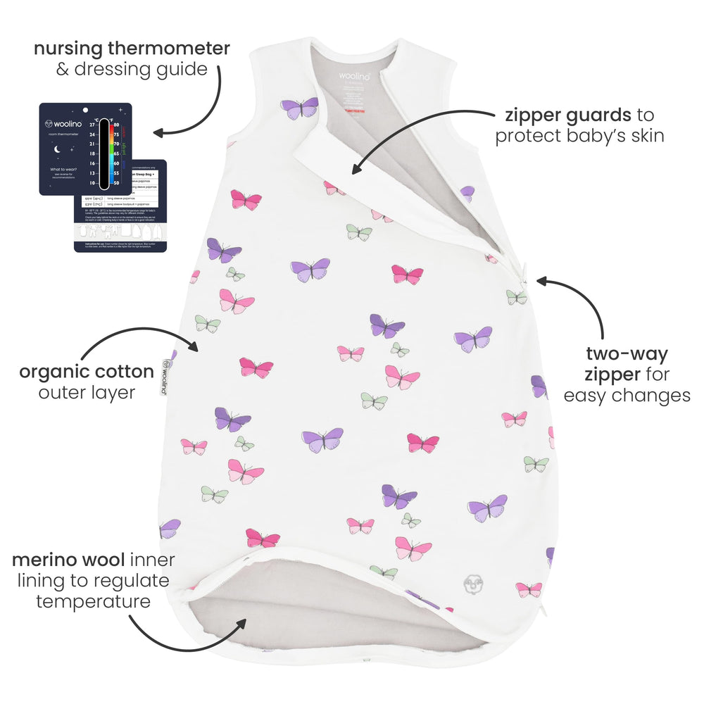Woolino Zipper Guards protecting baby's skin during changes