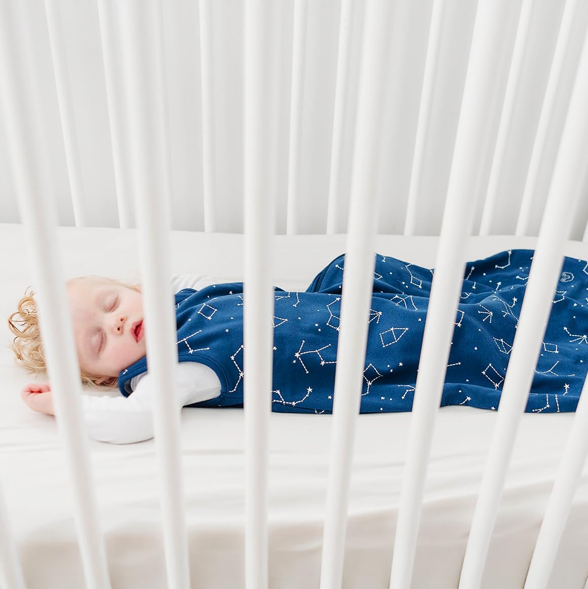 Woolino Night Sky nursery thermometer helps monitor room conditions at bedtime