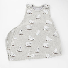 Woolino sleep sack two-way-zip design facilitates easy dressing and quick diaper changes