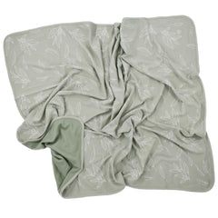 Woolino Toddler Blanket merino-wool-lining close-up showing warmth and breathability.