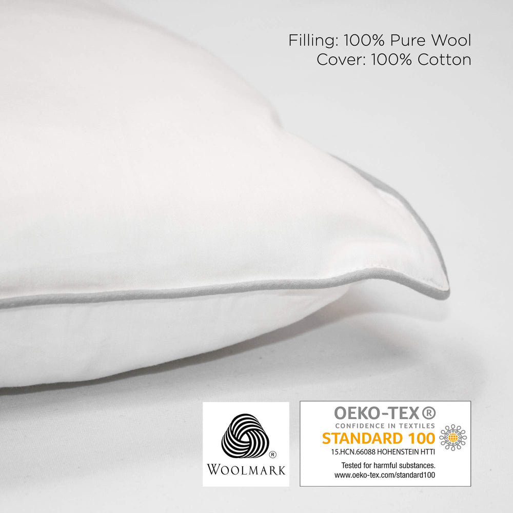 Woolino toddler pillow kid-nap closeup captures cozy nap-time support.