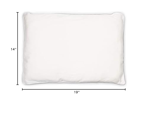 Woolino toddler pillow zippered-case closeup highlights easy storage and protection.