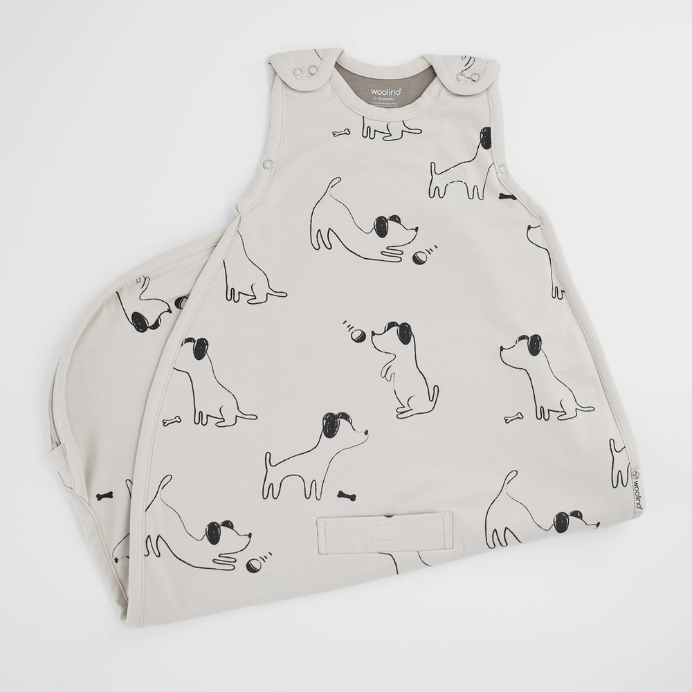 Woolino under arm snaps allow growth with adjustable fit.