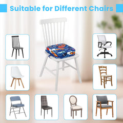 Wooshwa booster seat detachable cover for easy cleaning.