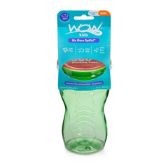 WOW GEAR Wow Cup green 10oz in-use demonstrates kid-friendly capacity